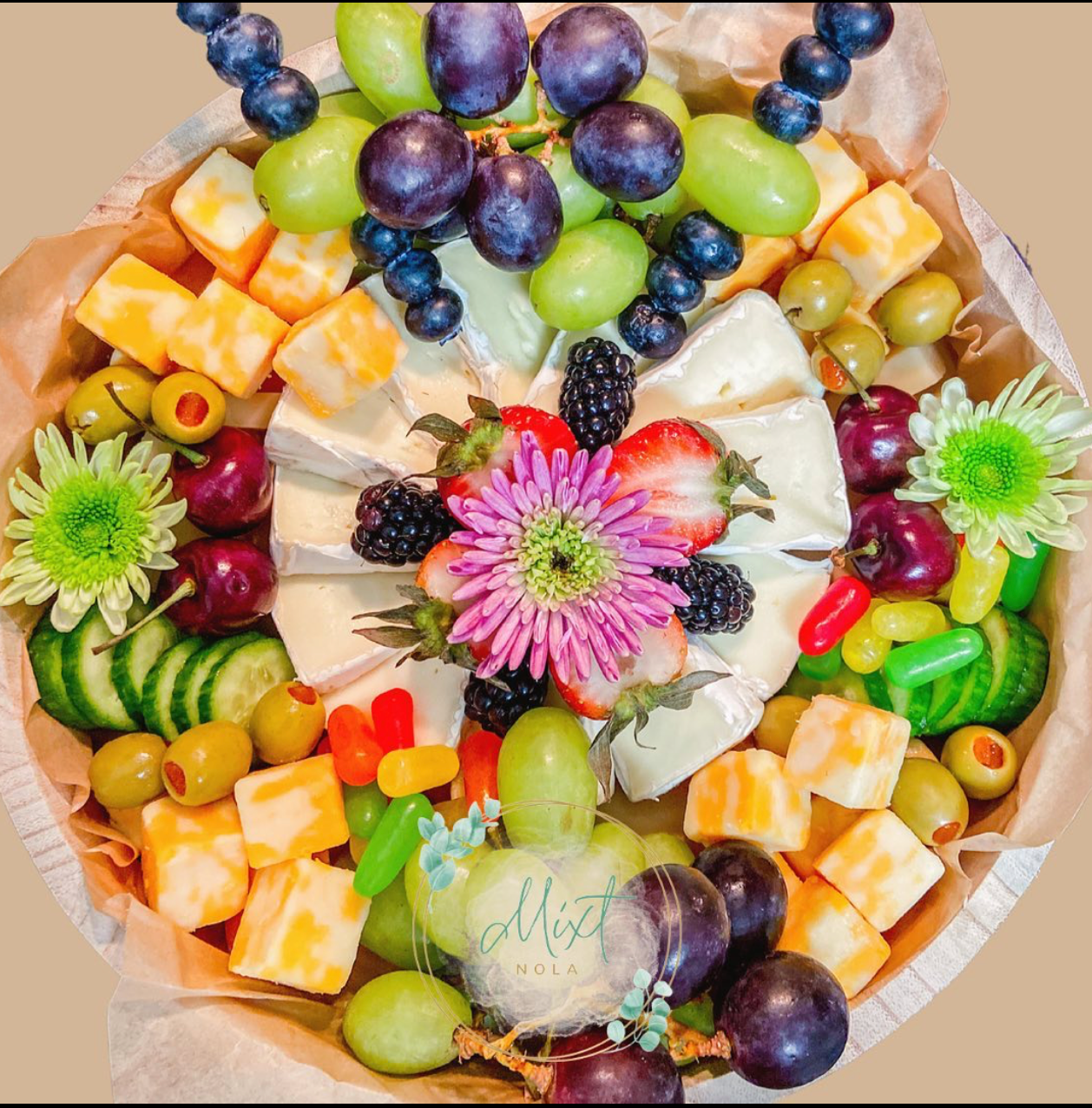 Mixt Arrangements🌷Fruit & Cheese Trays - Custom Order Only